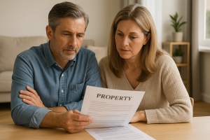 Homeowners reviewing property documents to create a valid Will – Viva Planning