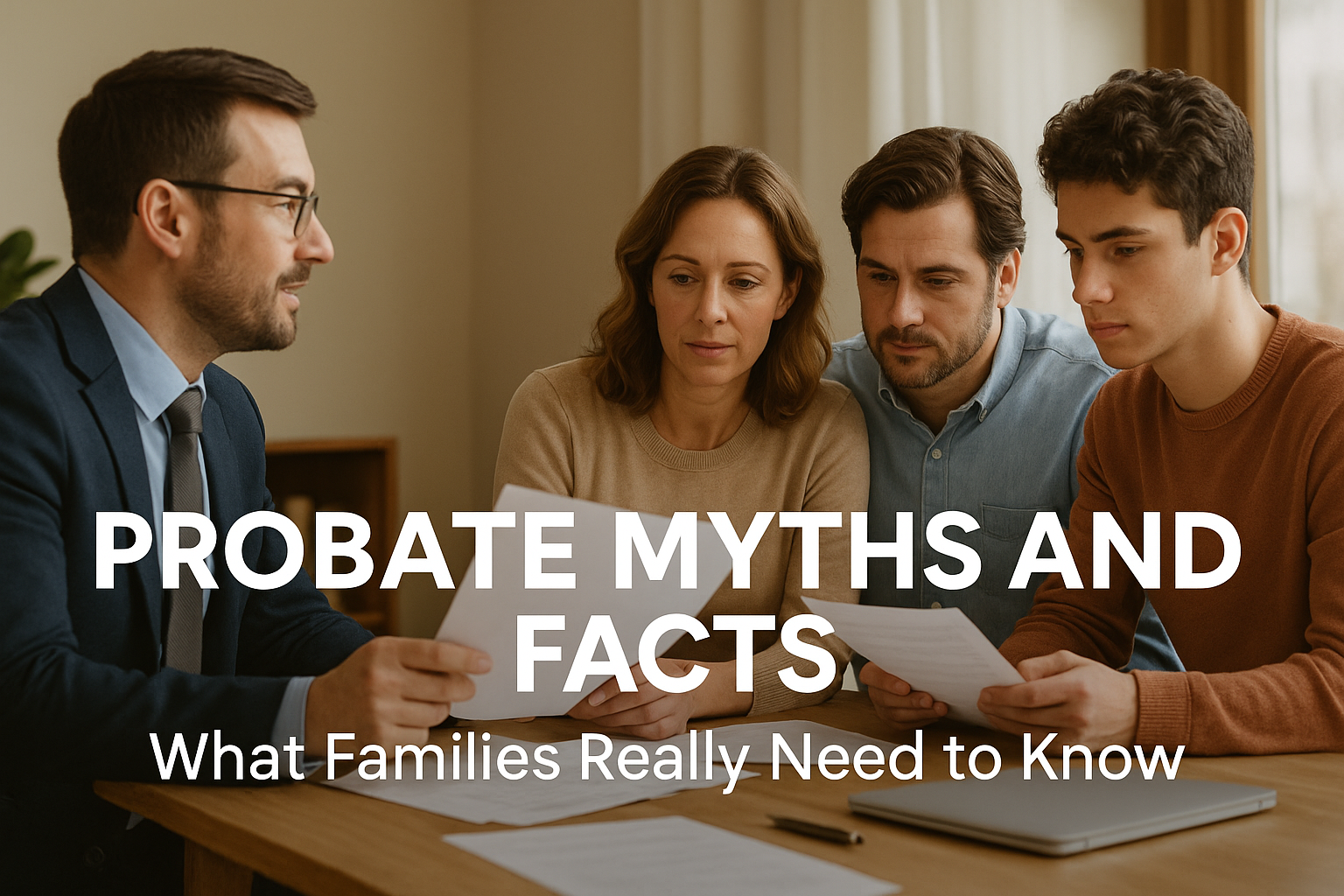 Family meeting with a probate advisor to discuss common probate myths and facts – Viva Planning