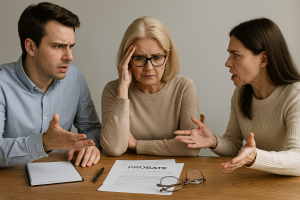 Family dispute over inheritance and probate documents – Viva Planning