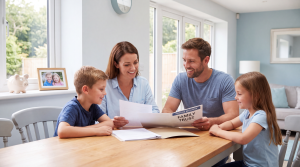 Parents planning a trust to protect their children's inheritance and financial future.